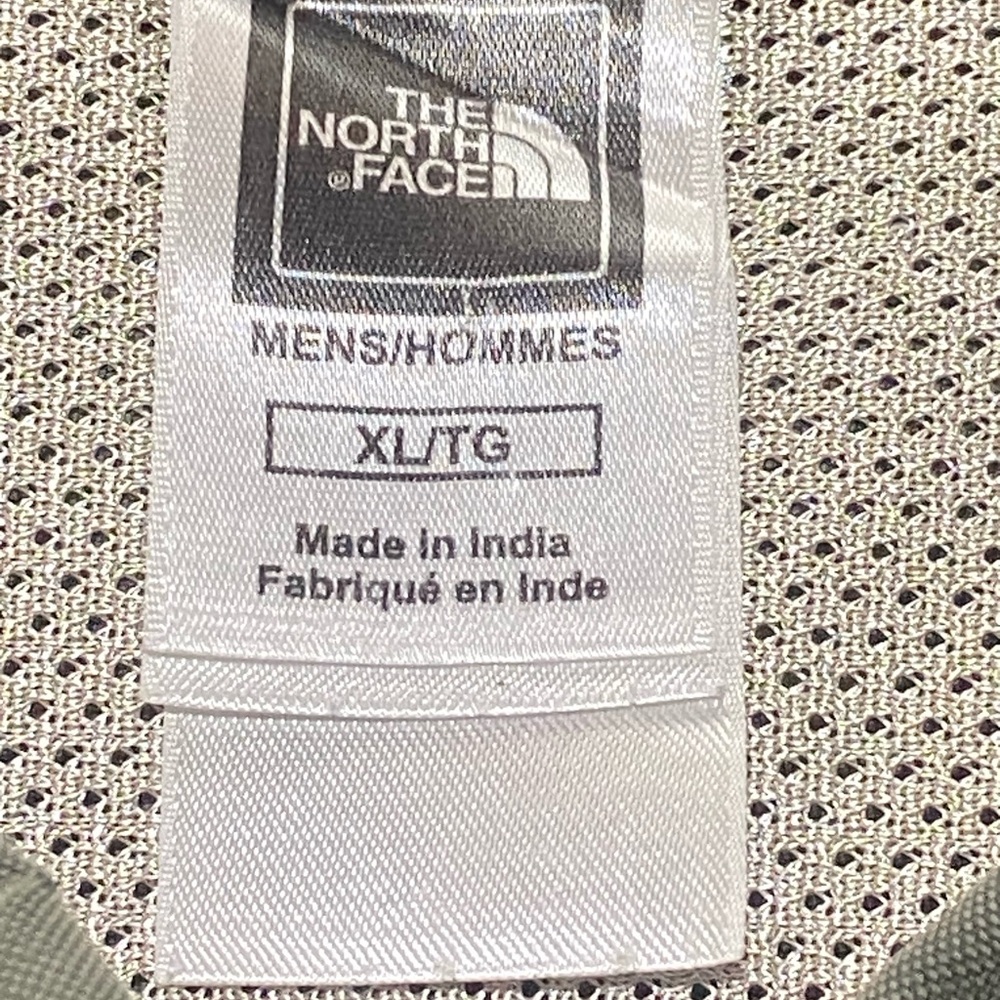The North Face Men’s XL Button Up Shirt Green Outdoor Hiking Fishing Mesh Lined - Picture 12 of 12